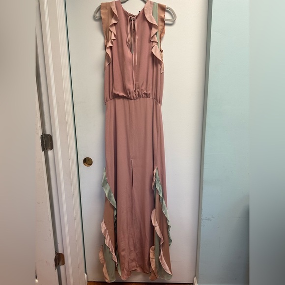 Alexis Pink Ruffle Battista Gown Maxi Dress - Picture 2 of 9